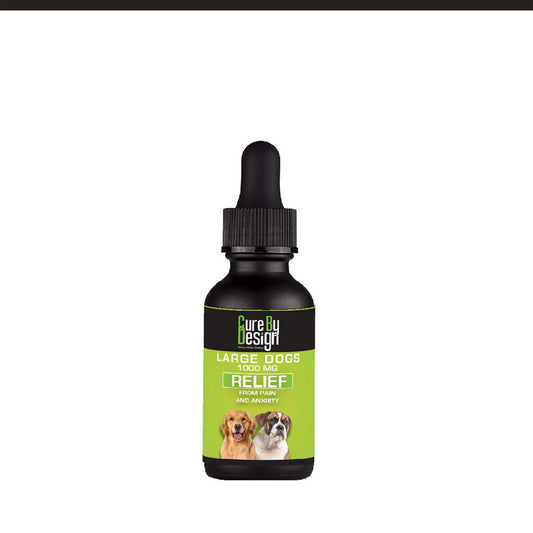 Cure By Design Relief for Dogs & Cats |  1000mg CBD 30ml