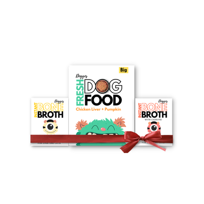 Doggos Combo Pack ( Travel size pack + 2 flavours of Instant Bone Broth)