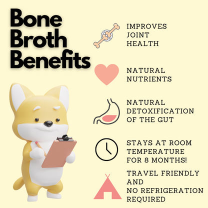 Doggos Instant Chicken Bone Broth Gut Formula (Makes 5 x 100ml)