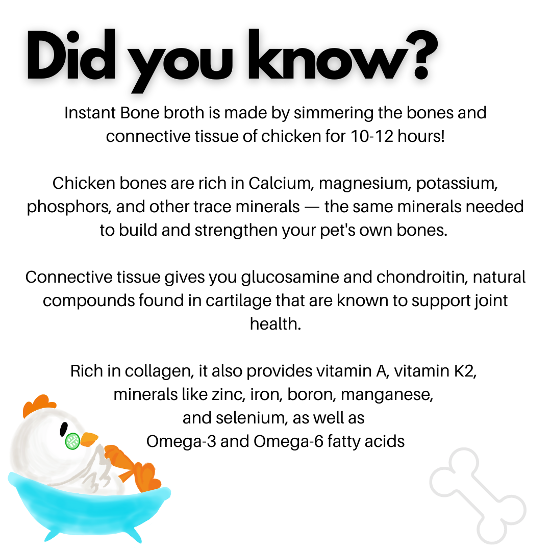 Doggos Instant Chicken Bone Broth Gut Formula (Makes 5 x 100ml)
