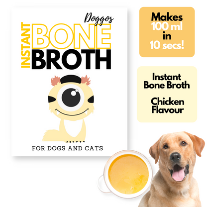 Doggos Instant Chicken Bone Broth Gut Formula (Makes 5 x 100ml)