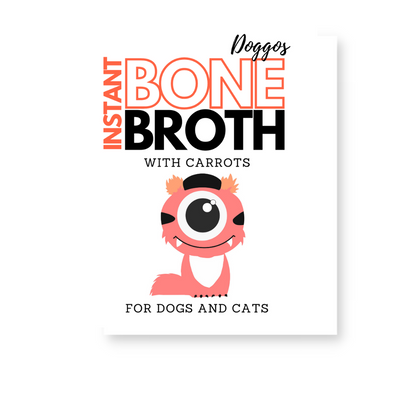 Doggos Instant Chicken and Carrots Bone Broth Gut and Vision Formula (Makes 100ml)