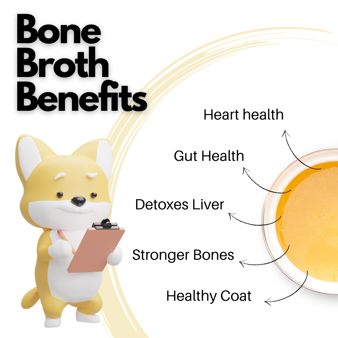 Doggos Instant Chicken and Carrots Bone Broth Gut and Vision Formula (Makes 100ml)