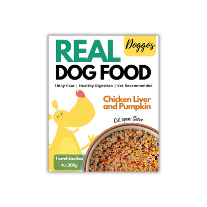 Doggos Real Fresh Adult Dog Food Travel Size Pack 800g (4x200g)