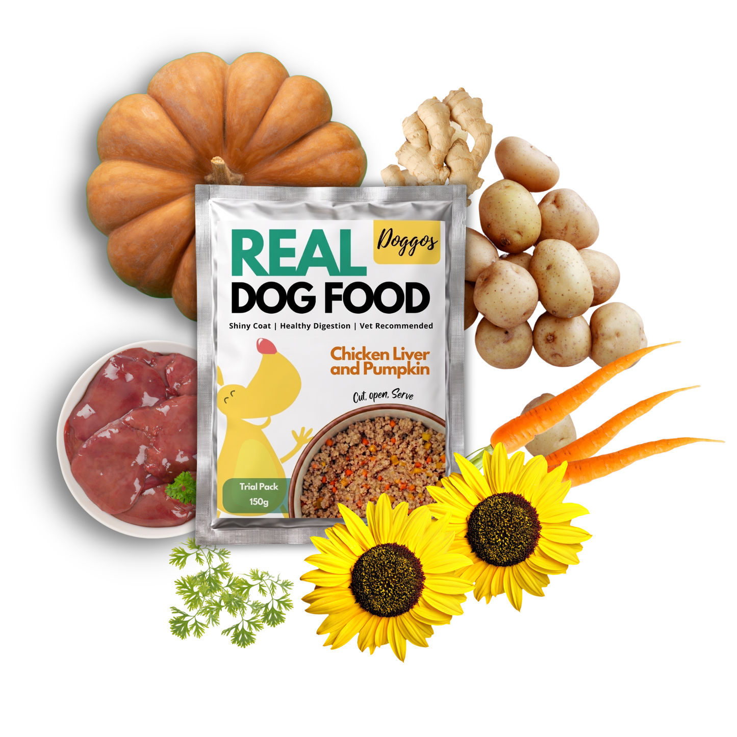 Doggos Real Fresh Adult Dog Food Trial Pack (150g)