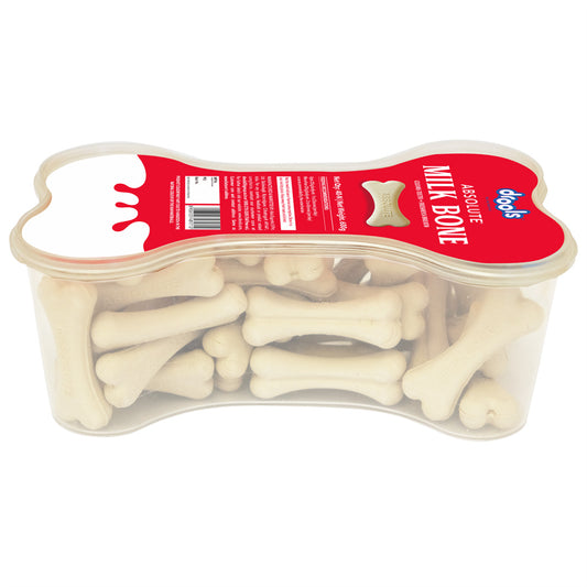 Drools Absolute Milk Bone Jar, Dog Treats - 40 Pieces (600 g) - NEW