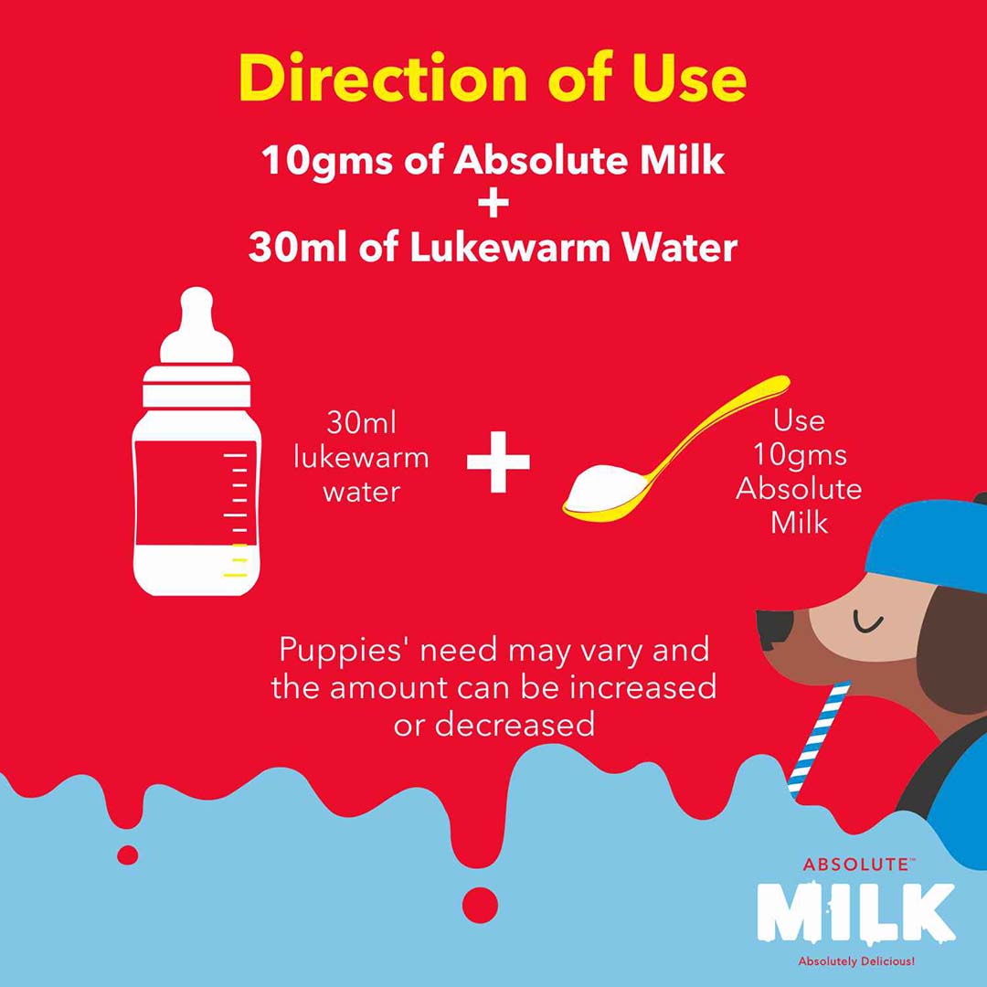 Drools Absolute Milk for Newborn Puppies, 500g