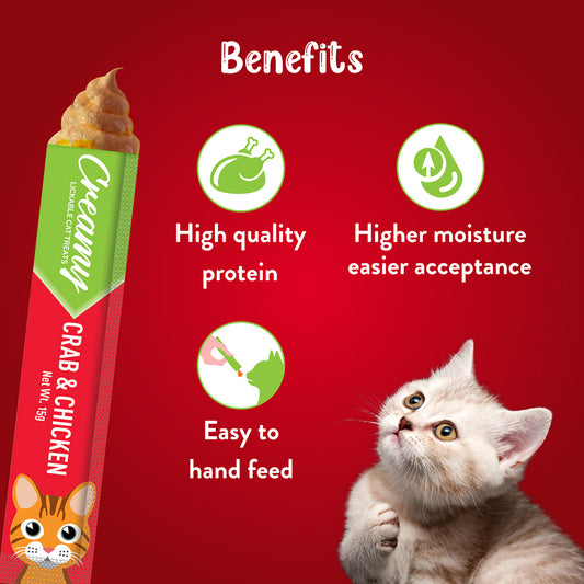 Drools Creamy Crab & Chicken 5 Sticks