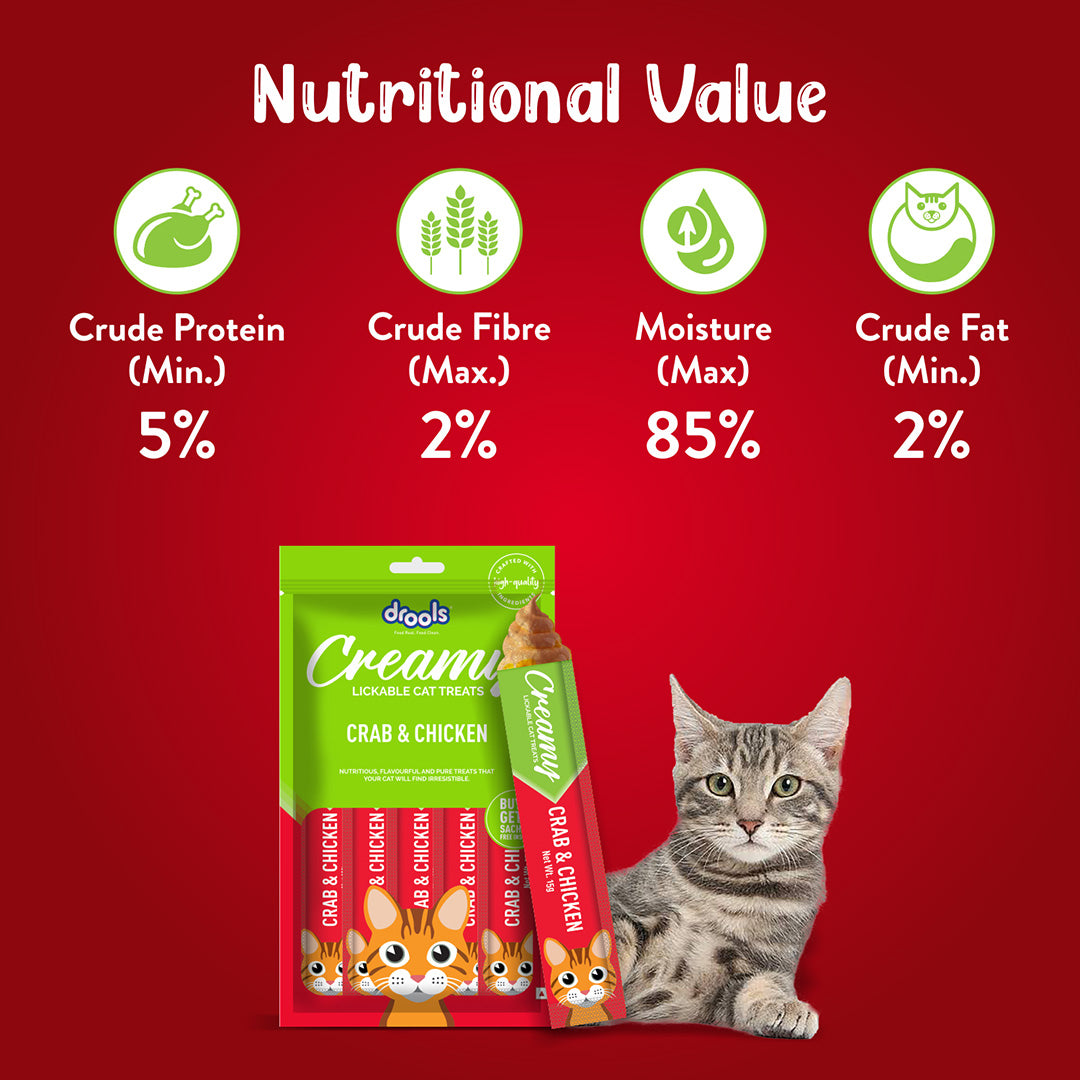 Drools Creamy Crab & Chicken 5 Sticks