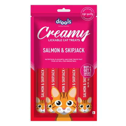 Drools Creamy Salmon & Skipjack 5 Sticks