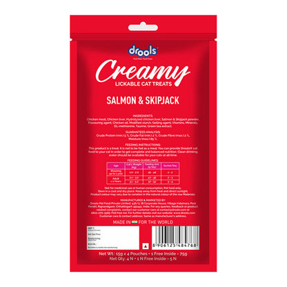 Drools Creamy Salmon & Skipjack 5 Sticks