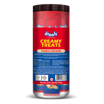 Drools Creamy Treats Crab & Chicken 25Pcs