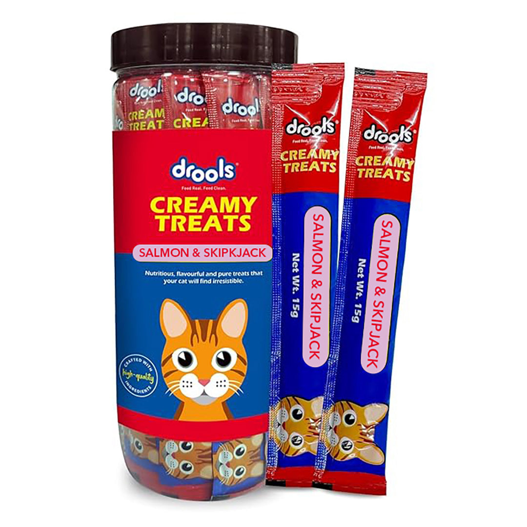 Drools Creamy Treats Salmon & Skipjack 25Pcs