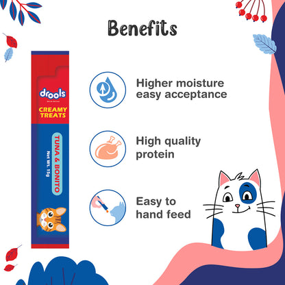 Drools Creamy Treats Tuna & Bonito 25Pcs