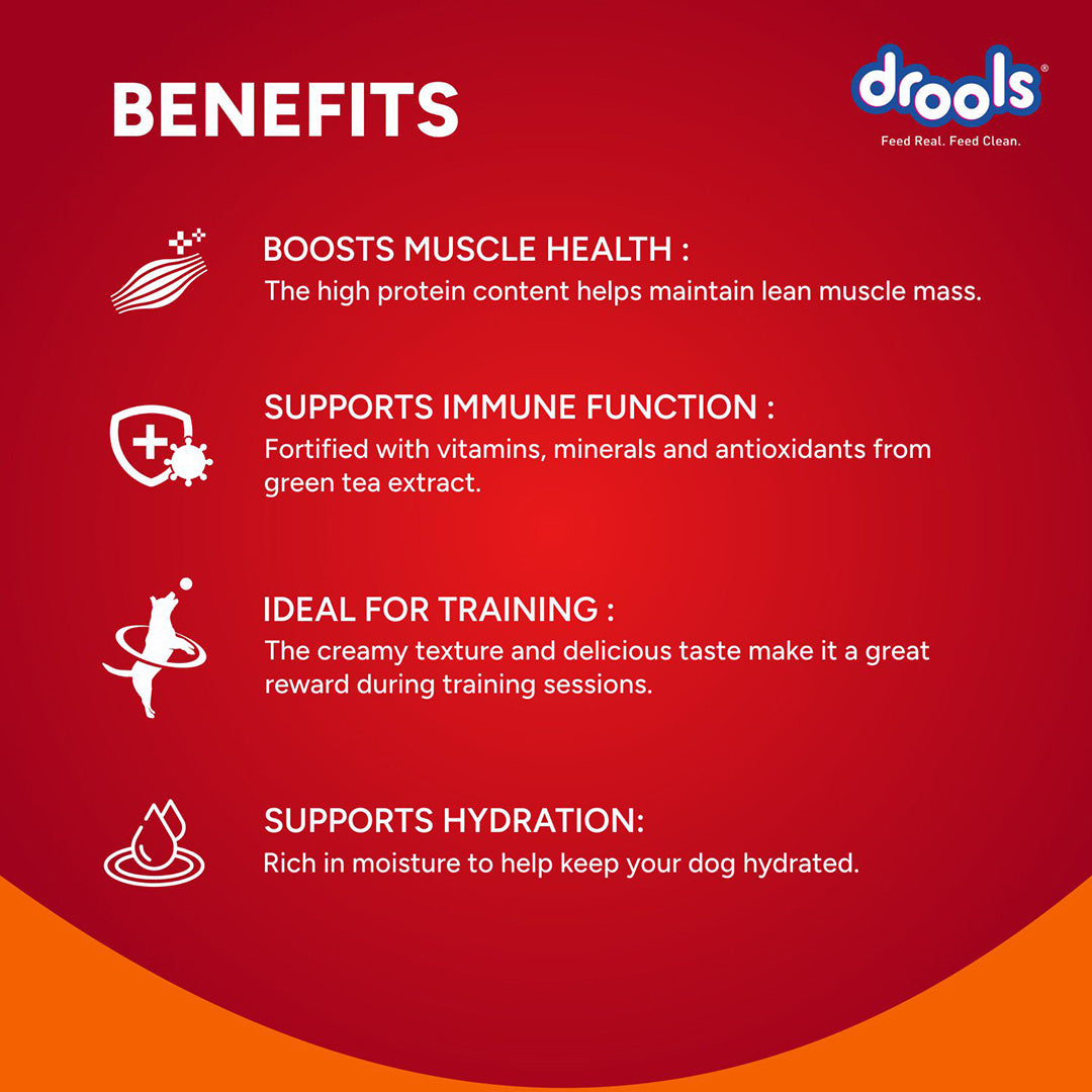 Drools Dog Treats, Creamy Chicken & Carrot 5 Sticks Tasty & Nutritious Snack for All Breeds, (15g x5) ,75g