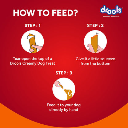 Drools Dog Treats, Creamy Chicken & Carrot 5 Sticks Tasty & Nutritious Snack for All Breeds, (15g x5) ,75g