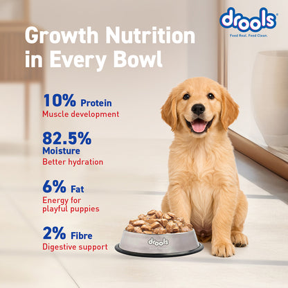 Puppy Chicken Chunks Gravy 60g (10+2)Pc