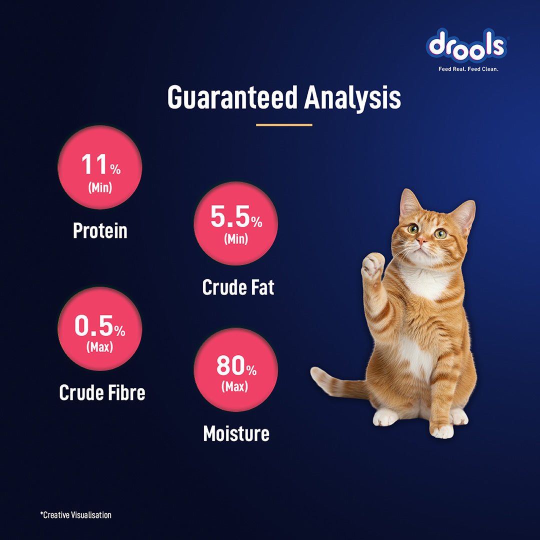 Drools Salmon Mousse Cat 80gm (5+1) Pc