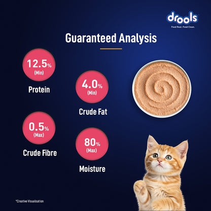 Drools Salmon Mousse Kitten 80gm (5+1) Pc