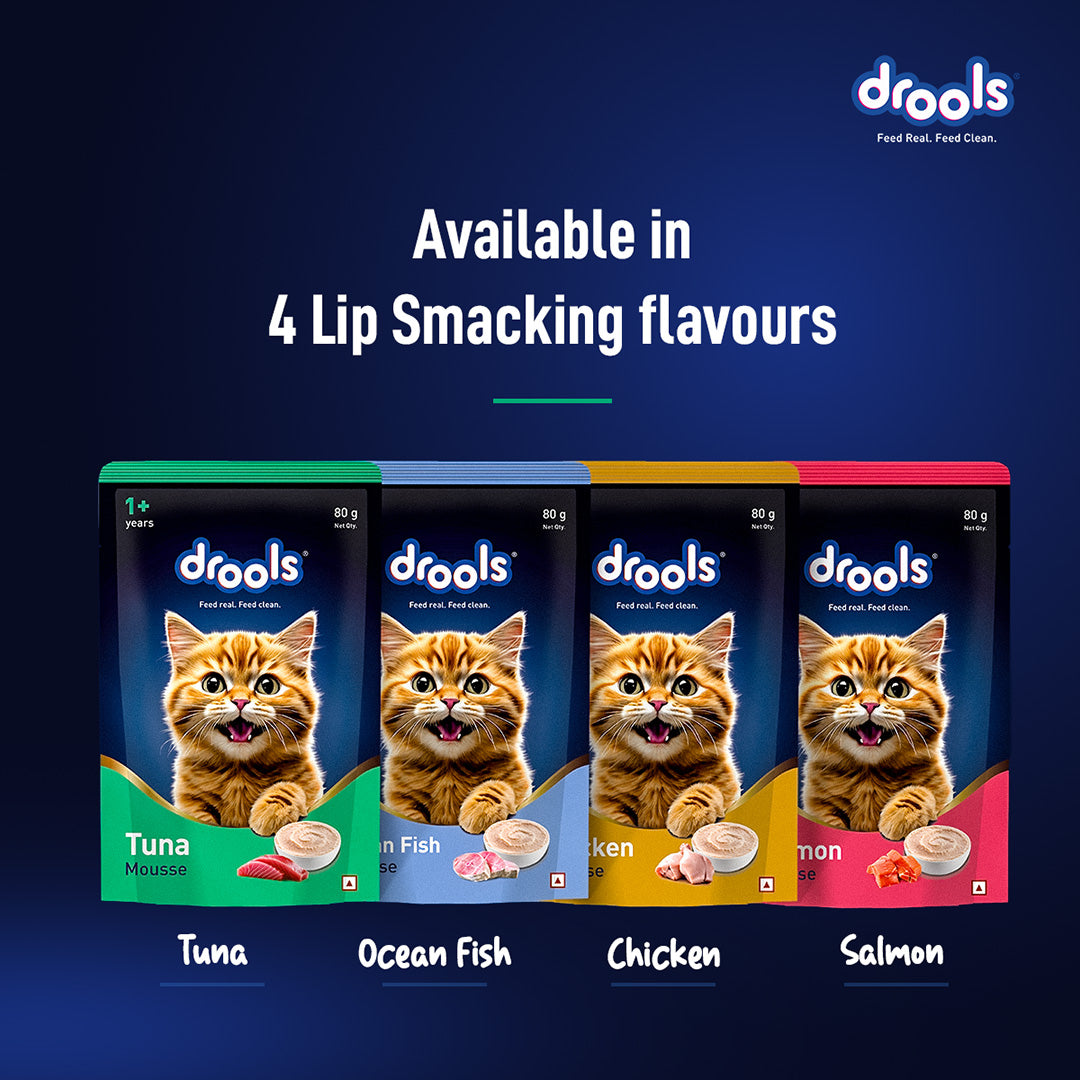 Drools Tuna Mousse Cat 80gm (5+1) Pc