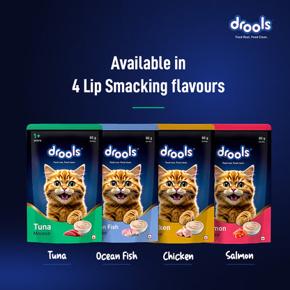 Drools Tuna Mousse Cat 80gm (5+1) Pc
