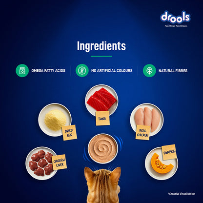 Drools Tuna Mousse Cat 80gm (5+1) Pc