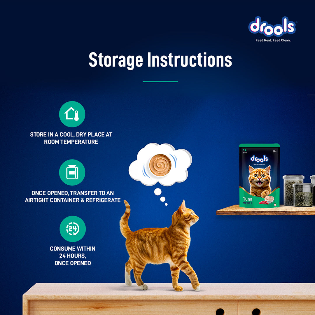 Drools Tuna Mousse Cat 80gm (5+1) Pc