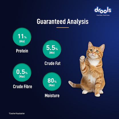 Drools Tuna Mousse Cat 80gm (5+1) Pc