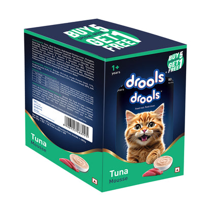 Drools Tuna Mousse Cat 80gm (5+1) Pc
