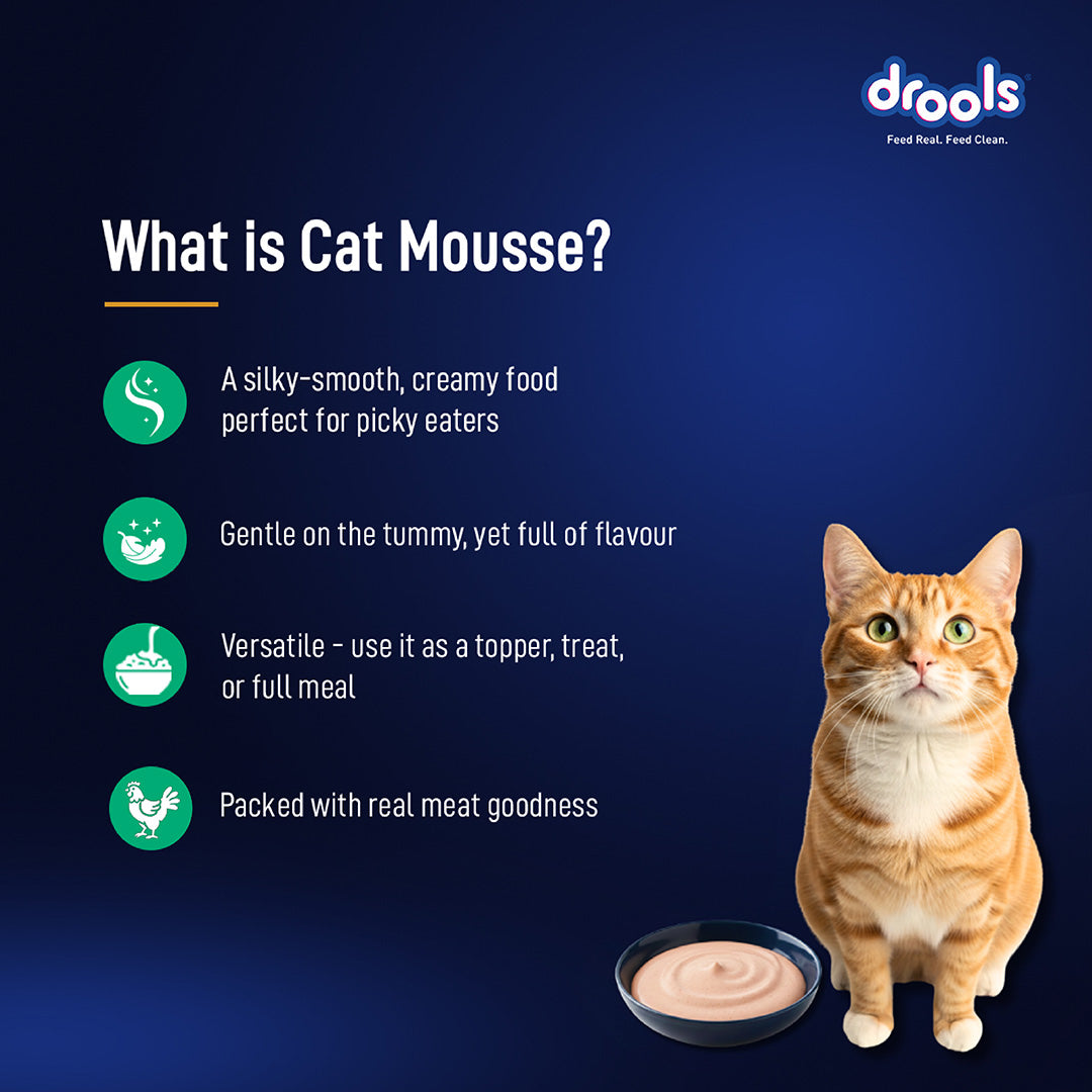 Drools Tuna Mousse Cat 80gm (5+1) Pc