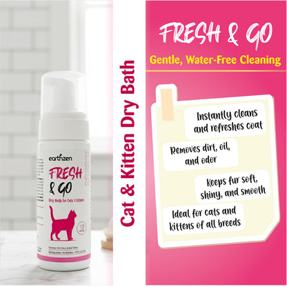 Earthzen Fresh & Go Dry Shampoo Cat | 150ml