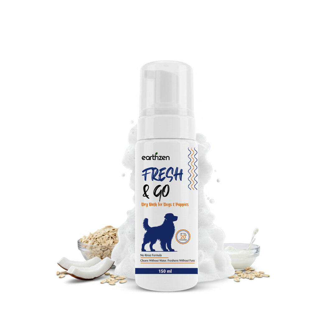 Earthzen Fresh & Go Dry Shampoo Dog | 150ml