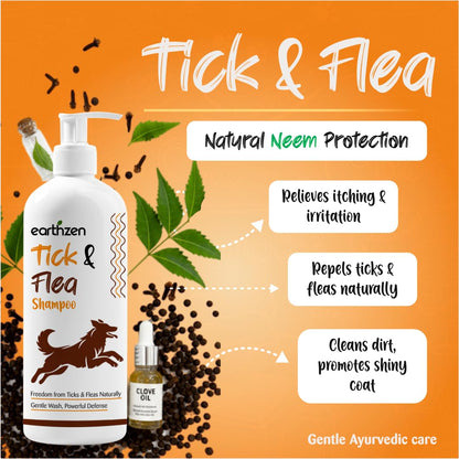 Earthzen Tick and Flea shampoo