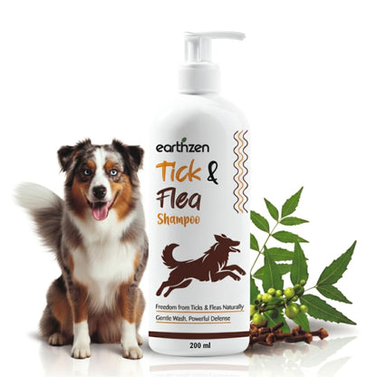 Earthzen Tick and Flea shampoo