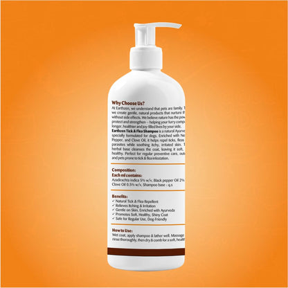 Earthzen Tick and Flea shampoo