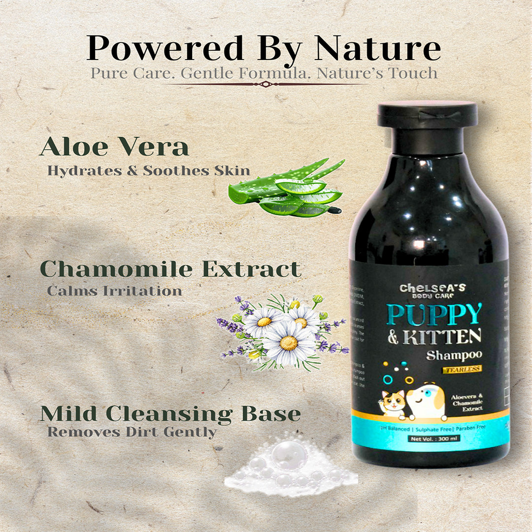 Chelsea's Tearless PH Balance Shampoo for Puppy & Kitten