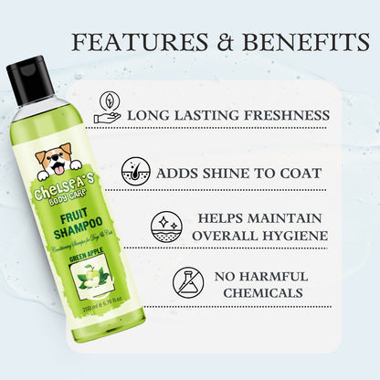 Dr. Chelsea's Green Apple Fruit Conditing Shampoo for Dogs & Cats