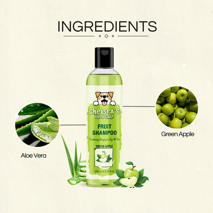 Dr. Chelsea's Green Apple Fruit Conditing Shampoo for Dogs & Cats