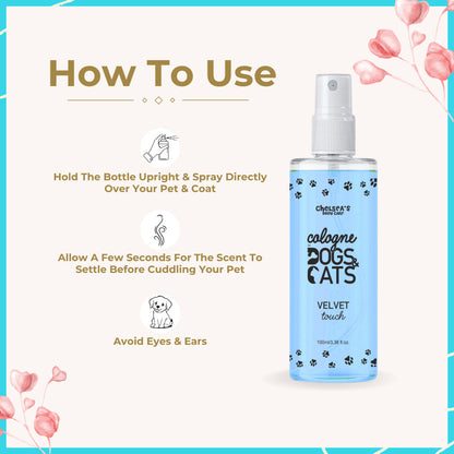 Chelsea's Velvet Splash Cologne for Dogs & Cats