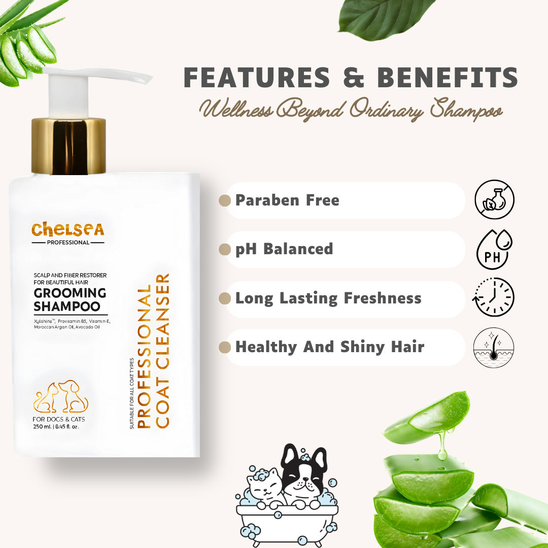 Dr. Chelsea's Professional Grooming Shampoo for Dogs & Cats