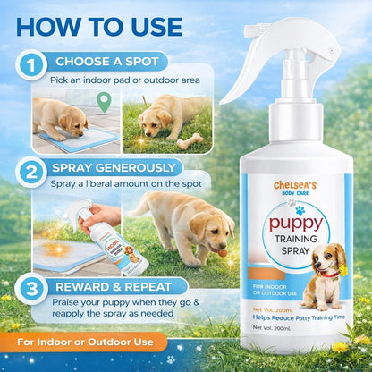 Chelsea's Puppy Training Spray
