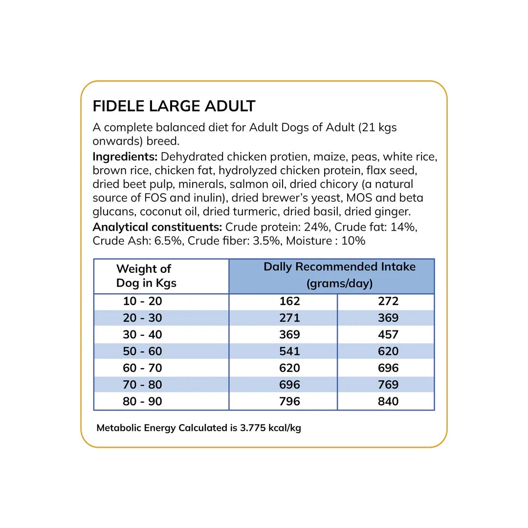 FIDELE+ ADULT LARGE 900g