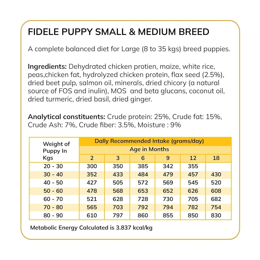 FIDELE+ LARGE PUPPY 900g