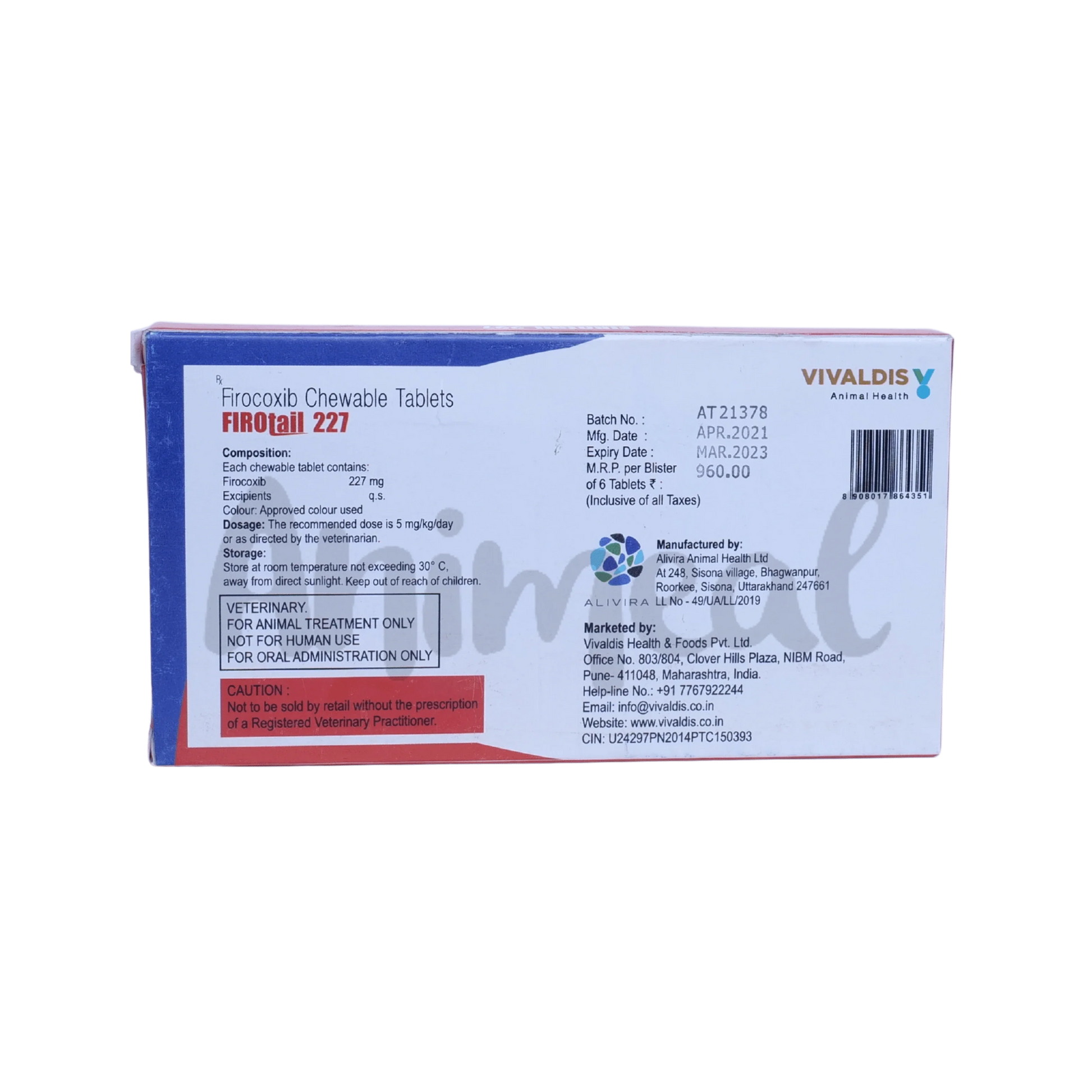 FIROTAIL 227 TABLET - Animeal