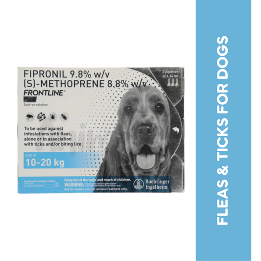 FRONTLINE PLUS (10KG-20KG) DOG SPOT ON - Animeal