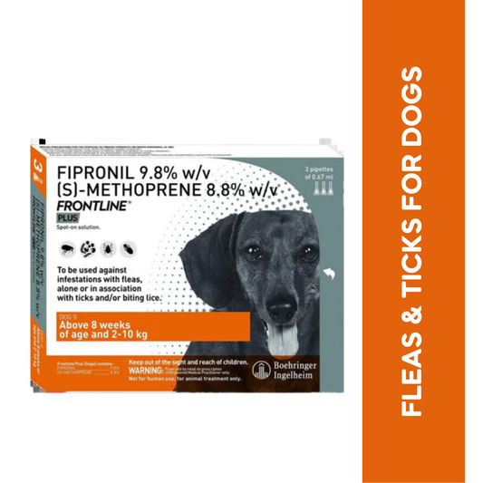 FRONTLINE PLUS (2KG-10KG) DOG SPOT ON - Animeal