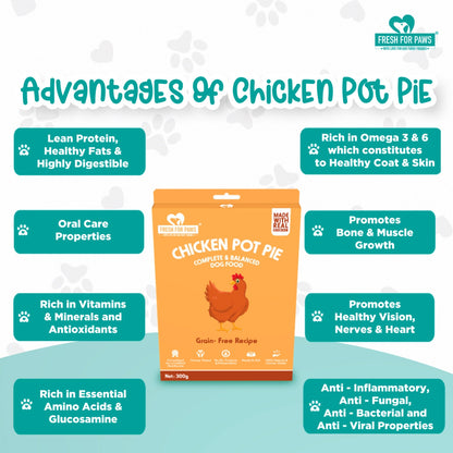 Fresh For Paws Chicken Pot Pie Wet Food for Dogs