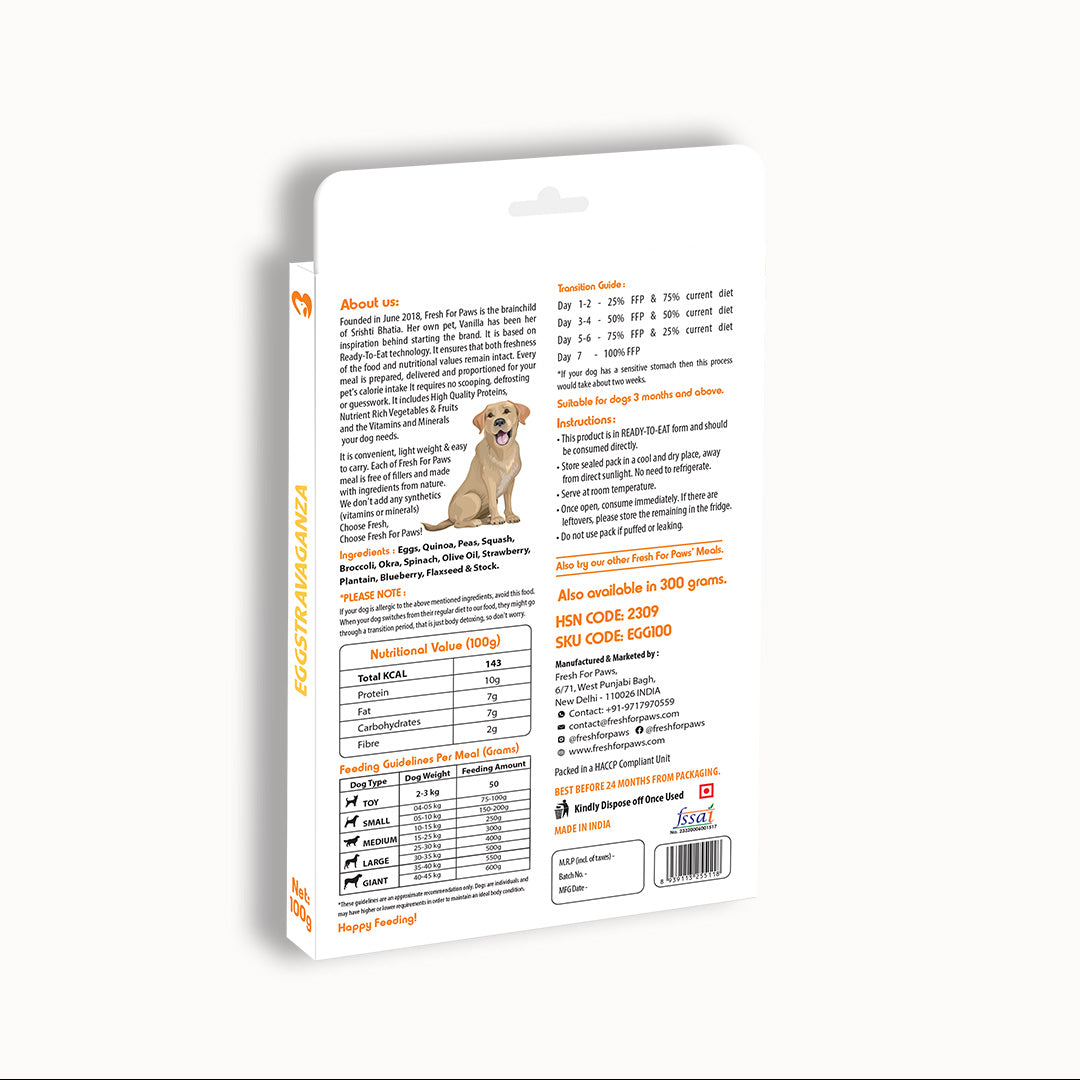 Fresh For Paws Eggstravaganza Wet Food for Dogs