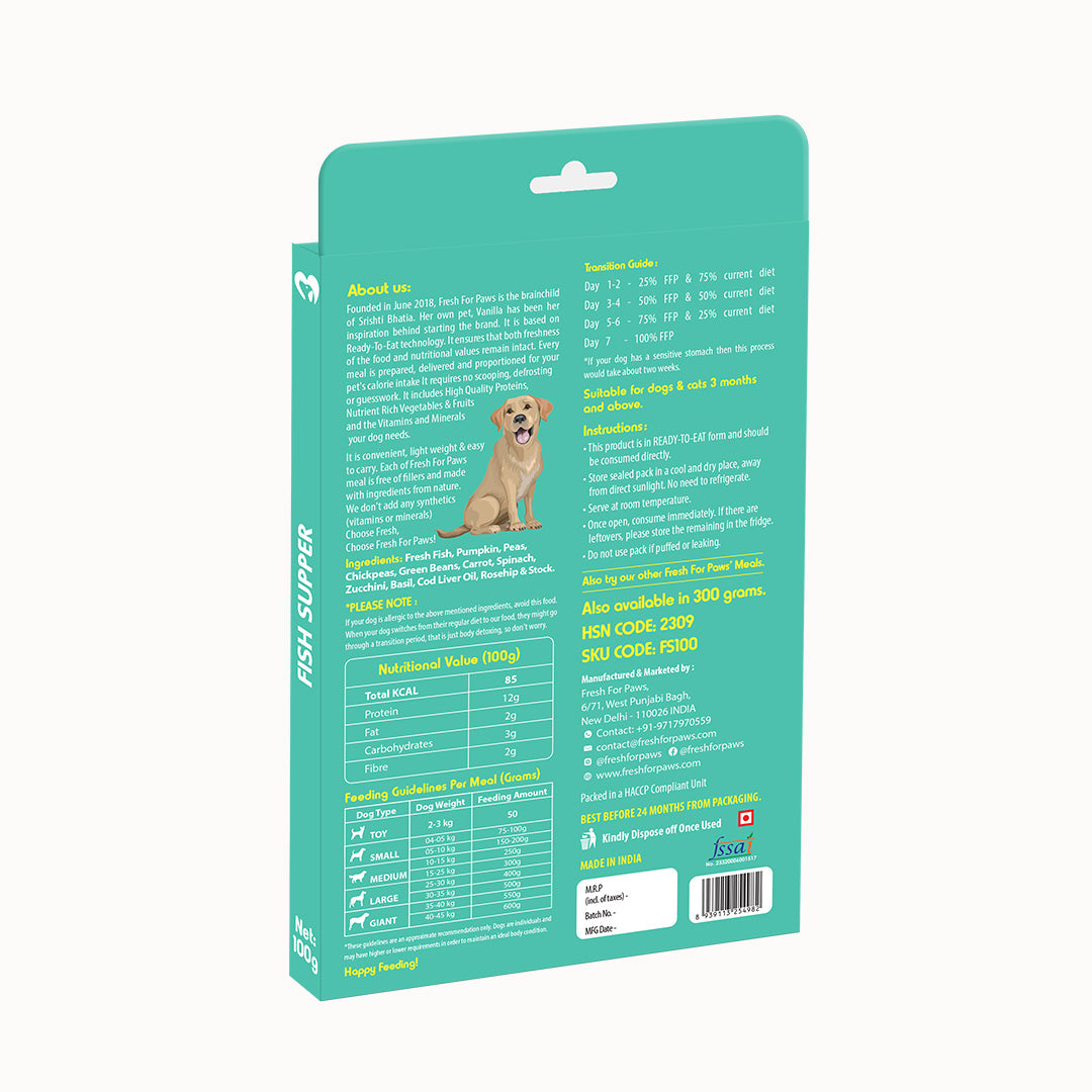 Fresh For Paws Fish Supper Wet Food for Dogs