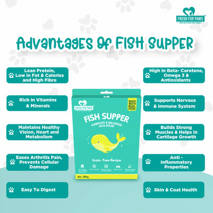 Fresh For Paws Fish Supper Wet Food for Dogs